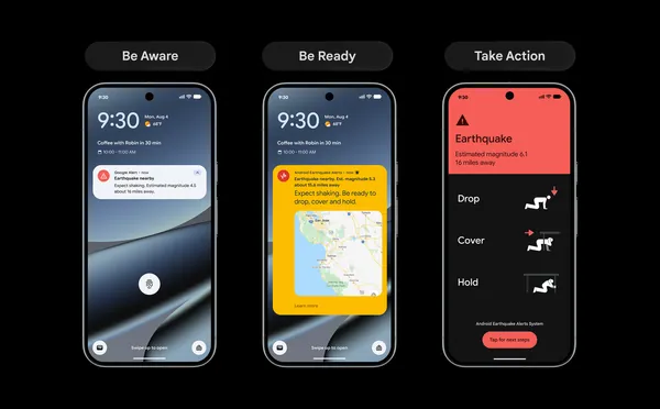 Google Expands Android Earthquake Alerts to More Than 200 Countries and Regions